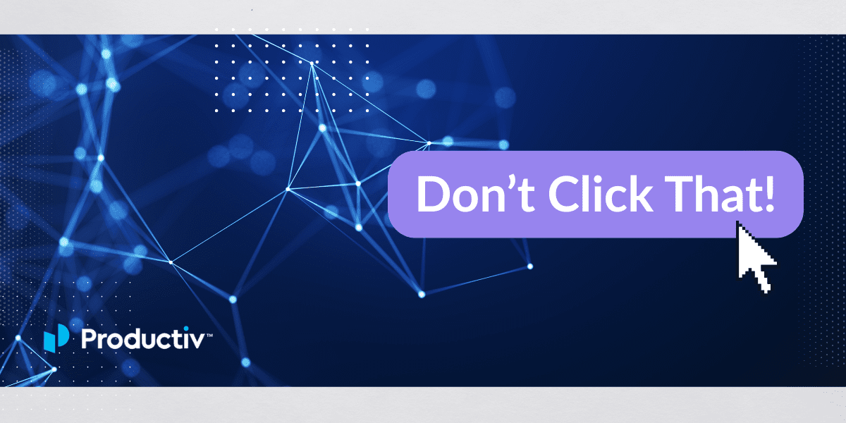 Don't Click That! WP Header